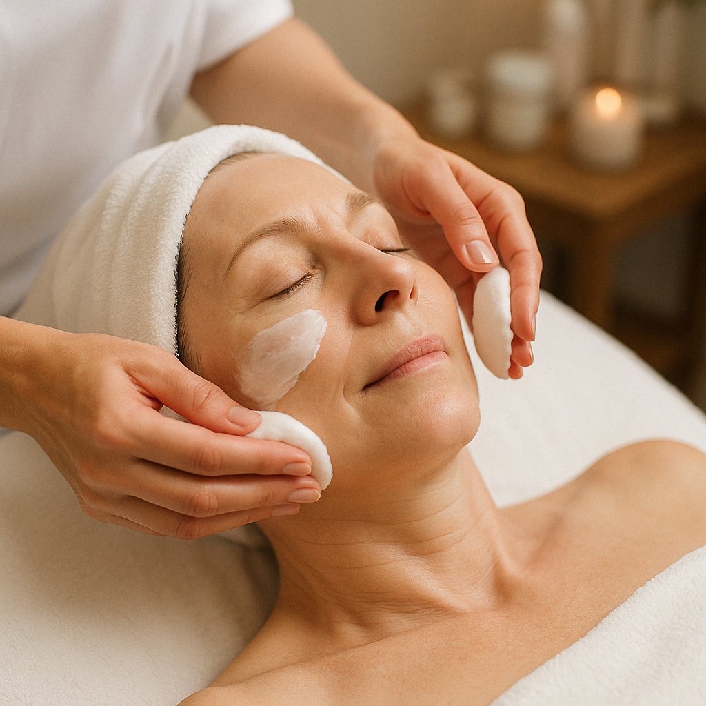 facial treatment fair skin spa